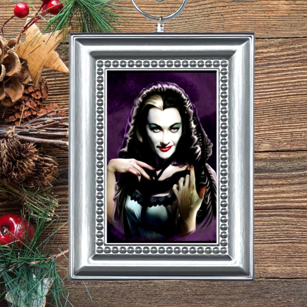 The Munsters Lily Retro Nostalgic TV Show Memorabilia Christmas Tree Ornament
